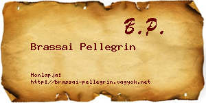 Brassai Pellegrin névjegykártya